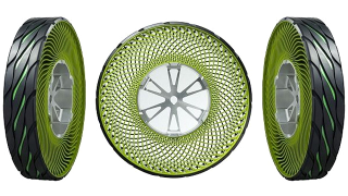 Illustration for article titled Crean un neumático sin aire que no sufre nunca pinchazos